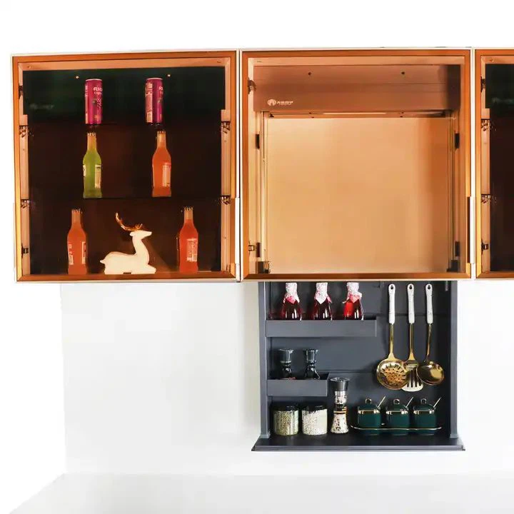 Kuhinja Električna spuštajuća korpa za pohranu Polica Dizanje